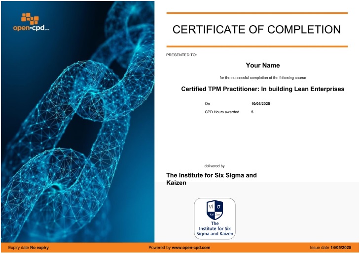 tpm practitioner cpd cpd certificate file from cpd partner